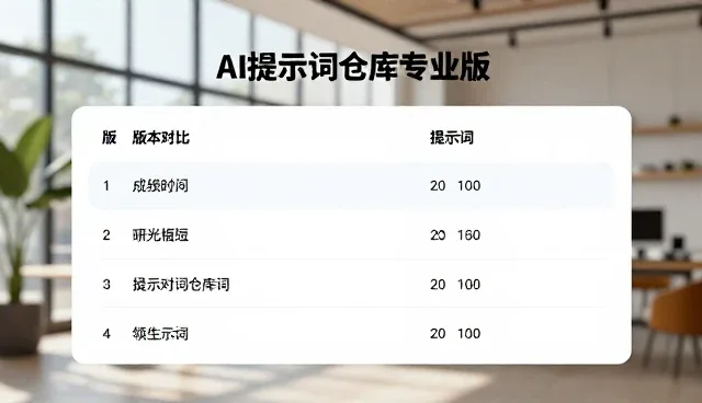 ai提示词交易有没有,设计从业者如何选择版本对比提示词
